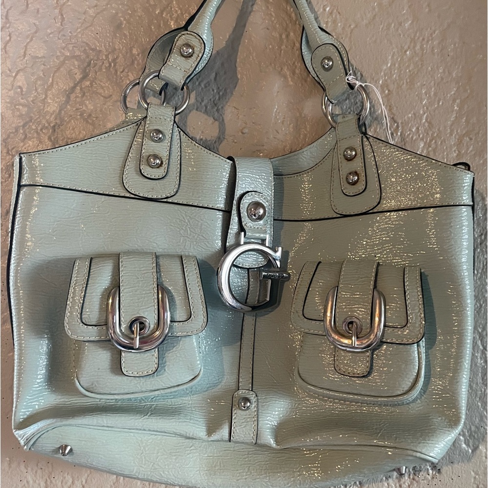Guess patent Vintage handbag